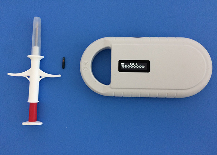 ISO Pocket RFID Microchip Scanner 134.2khz With 9cm Reading Distance