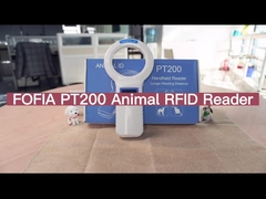 PT200  Portable Animal ID Reader With Long Distance And USB Communication FDX-B Tag Reader