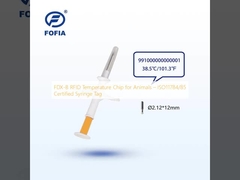 FDX-B RFID Temperature Chip for Animals – ISO11784/85 Certified Syringe Tag