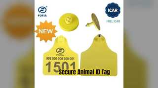 RFID Animal Ear Tag for Breeding Management