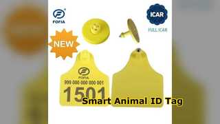 RFID Ear Tag Animal ID BLE Reader Farm Breeding