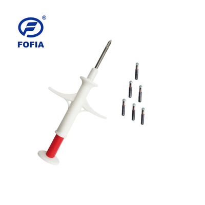 RFID Animal ID Tracking Microchip Pets Injection ICAR Certified With 4 Barcode Stickers