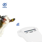 Lithium Battery Animal ID RFID Reader Scanner For Microchip Pet Barcode Reading