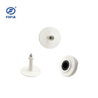NLIS Approved HDX Electronic Ear Tag Round In White Color For Cow ID