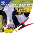 Animal Tracking Electonic Ear Tags 134.2khz Rfid For Animal Identification