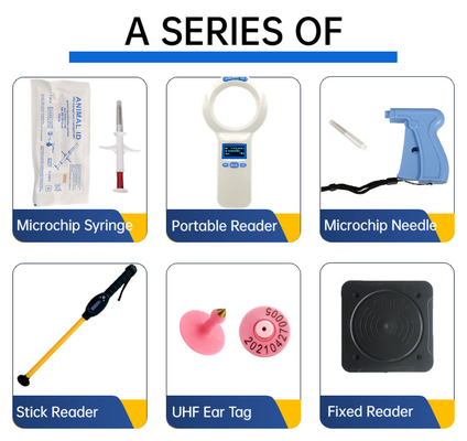Reader For Animal ID animal chip PT290 UHF RFID pet microchip scanner animal tag reader