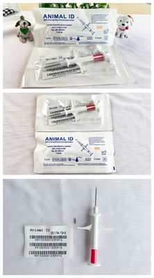 ICAR Certified Sterilized Syringe Identification Microchip with ISO11784/5 FDX-B Standard and EO Gas Sterilization for Animals