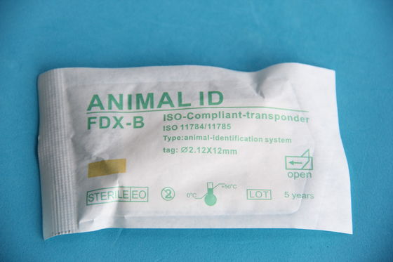 ICAR Certified ISO11784/5 FDX-B 134.2KHz Transponder Microchip for Animal ID and RFID Tracking