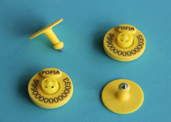 ICAR Certified TPU RFID Ear Tag with 350N Tension for Livestock Identification and Monitoring