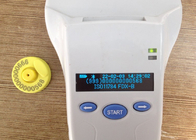 RFID Custom Printed Cattle Ear Tags Prevent Infectious Diseases , Yellow Color