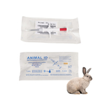 134.2Khz RFID Animal ID Microchip Syringes With 1.4*8mm Bioglass Tags For Pet Animal Injectable Transponders