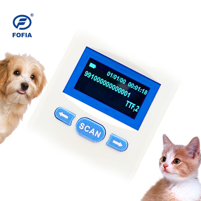 1000 Records Pet Chip Reader With ROHS Data Storage Dog Microchip Reader