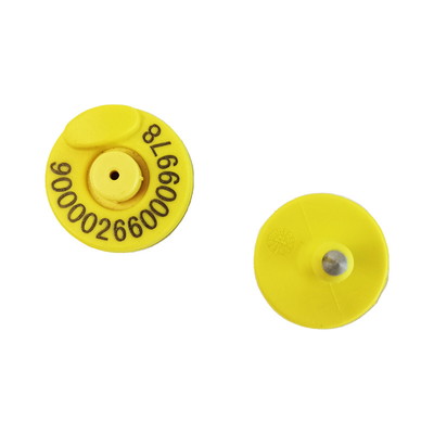 TPU Pig Identification Rfid Ear Tag Waterproof Anti Shedding