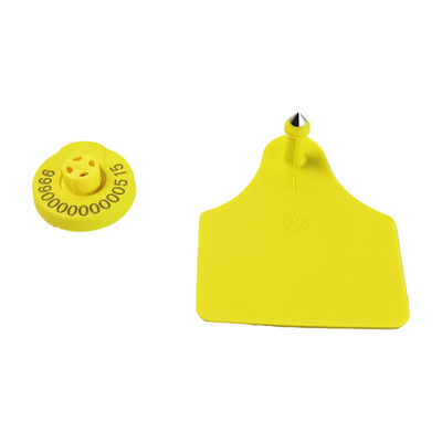 Livestock ICAR Certified 134.2KHz Electronic Ear Tags HDX R/W Standard