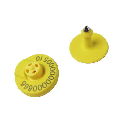 European Chips With Unique Data Security ET907 ISO High Security Smart Ear Tag For Cow