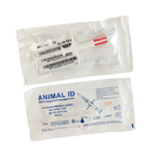 Barcode Integration Iso Identification Microchip With Bar Code Label 6 Adhesive-Stickers Found Animals