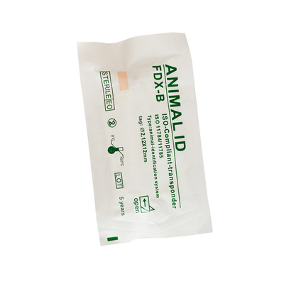 R/W standard ISO 11784/5 FDX-B ISO Identification Microchip in White Syringe for Animal Identification