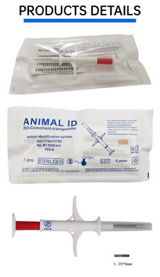 Fofia 2026 Hot Selling RFID 134.2kHz Animal ID Microchip Integrate Type Ear Tag ZS009 Waterproof for Cattle Pet Injection