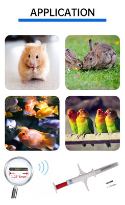 Fofia 2026 Hot Selling RFID 134.2kHz Animal ID Microchip Integrate Type Ear Tag ZS009 Waterproof for Cattle Pet Injection