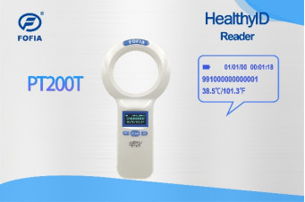 134.2KHz High Scan Sensitivity Animal Microchip Scanner 1000 Records Memory
