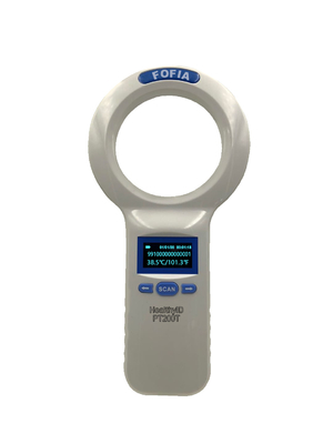 USB Transferable ISO Transponder Microchip Handheld Reader For Pet ID