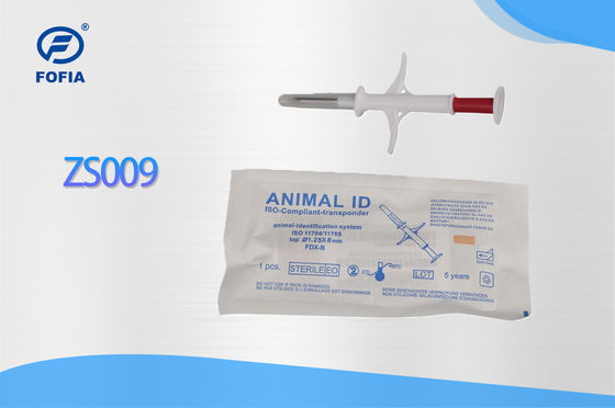 Fofia 2026 Hot Selling RFID 134.2kHz Animal ID Microchip Integrate Type Ear Tag ZS009 Waterproof for Cattle Pet Injection