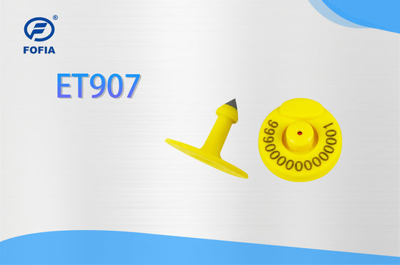 ICAR Certified 134.2kHz RFID Ear Tag with 350N Tension for Livestock Identification