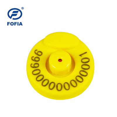 Livestock Management With 17cm Reading Distance Electronic Ear Tags Tpu Calf Eartags Medium Size Ear Tags Plastic Ear Tags For Calf