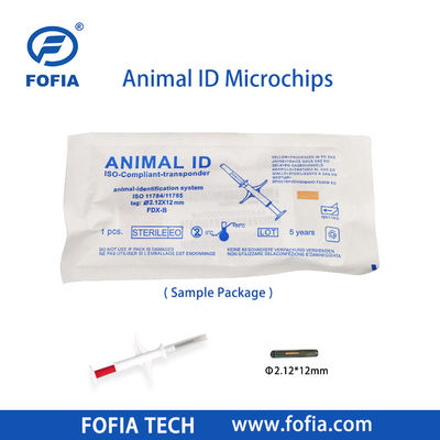 ICAR Sterilized Implantable Microchip With ISO11784/5 FDX-B For Animal Identification