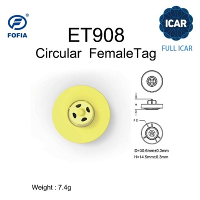 ICAR 125KHZ/134.2KHZ RFID Animal Ear Tags Electronic RFID Low Frequency for Animal Tracking