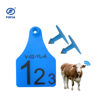 RFID Visual Tag Mini/Middle/Large Size For Animal Management Laser Printing Support 134.2 Khz Yellow Or Other Color