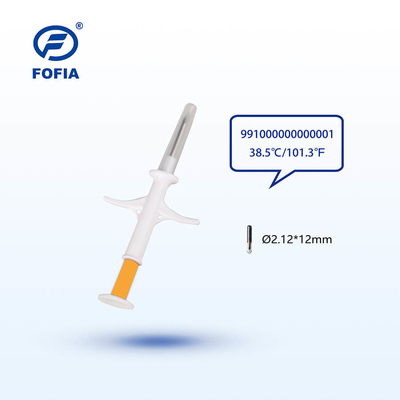 HT003 Injectable RFID Microchip with Temperature Sensor ISO11784/85 FDX-B Certified