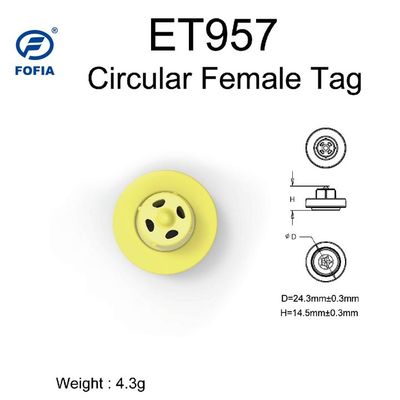 ICAR Certified TPU RFID Ear Tag with 350N Tension for Livestock Identification and Monitoring