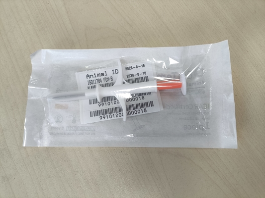 HT003 Microchip Syringe Kit – ISO FDX-B RFID Chip with Temperature Sensor for Livestock