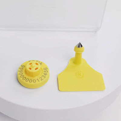 ICAR Certified TPU Electronic Ear Tag for Livestock with 350N Tension and RFID Tracking