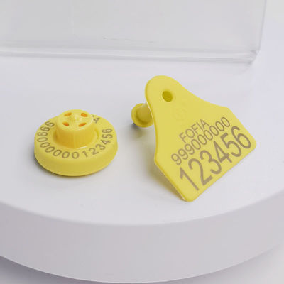 Electronic Ear Tag Featuring Durable TPU Material ICAR Certified for Livestock Identification and Tracking Efficiency