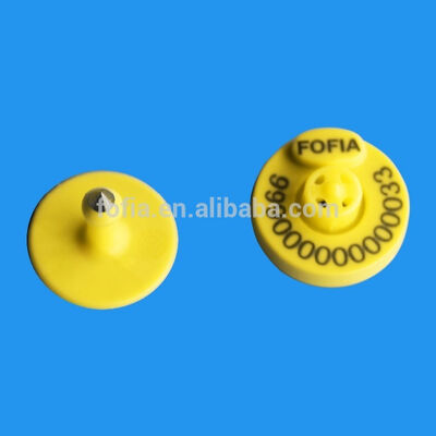 PVC 1342khz FDXB Middle Range Distance Eartag Cattle RFID Reader Compatible with Support Card Proximity Cards Feature