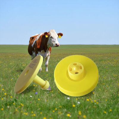 Durable 134.2kHz RFID Ear Tag for Livestock with ISO11784/5 FDX-B Standard and Waterproof Design