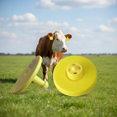 Electronic Ear Tag for Livestock Identification Durable TPU Ear Tag for Cattle Tracking and Comprehensive Farm Management