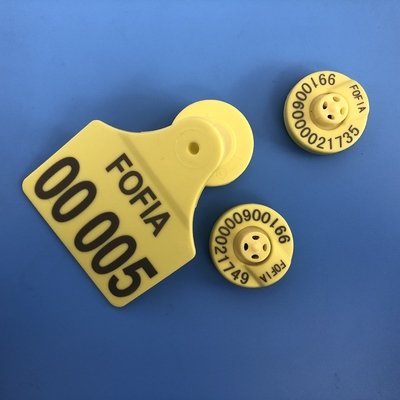 RFID Electronic Ear Tag Animal Tracking Tags For Cattle Sheep Livestock