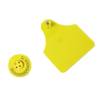 ICAR Certified RFID Ear Tag with TPU Material and 134.2kHz Frequency for Sheep and Goat Management