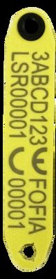 High-Temperature Resistant Anti-Shedding RFID Ear Tag for Sheep with TPU Material and Built-in RFID Chip