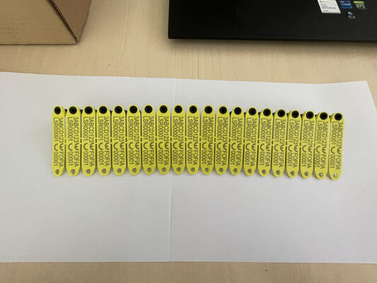 High-Temperature Resistant Anti-Shedding RFID Ear Tag for Sheep with TPU Material and Built-in RFID Chip