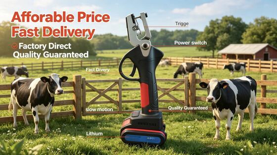Durable Electric Ear Tag Applicator Designed to Simplify Livestock Management and Improve Tagging Speed for Farm Animals