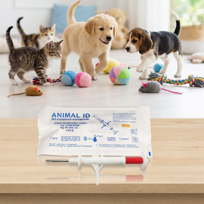 Animal ID Microchip Ultra Small Identification Chip for Pets ICAR Certified Veterinary Clinic and Animal Tracking Systems