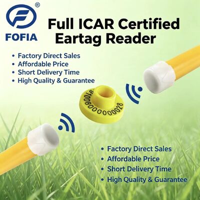 FULL ICAR Certified Durable Electronic Ear Tags TPU  for Livestock Identification and Tracking Supporting Farm Management