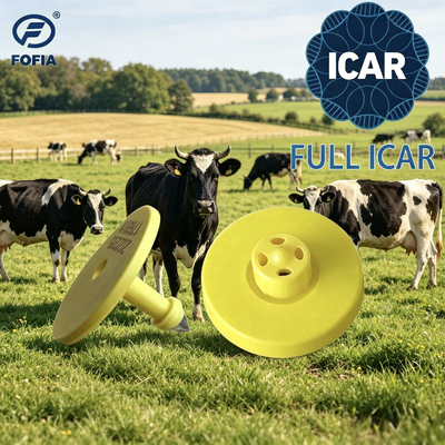 Durable Electronic Ear Tag for Cattle Management Livestock Identification and Tracking System with ICAR Certification