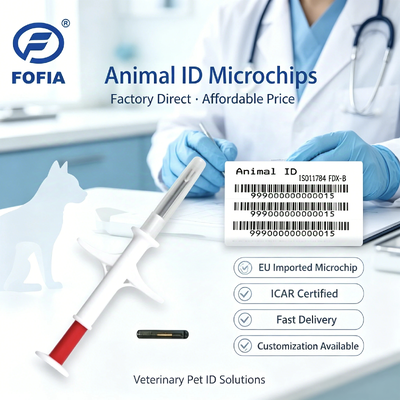 ICAR Sterilized Implantable Microchip With ISO11784/5 FDX-B For Animal Identification