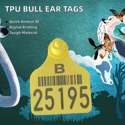 ICAR Certified Customizable TPU Sheep Ear Tags with Printing