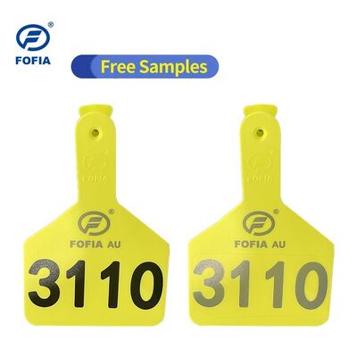 New Design Wholesale Plastic Ear Mark Sheep Ear Tag One-piece Goat Ear Tags With Number